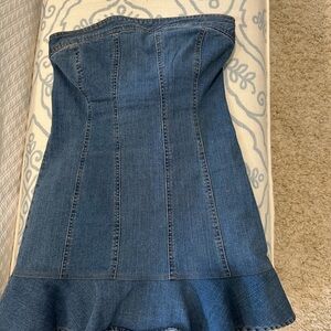 Le Lis Blue Denim Bustier